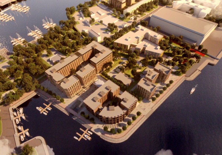 Проектировщик показал облик жилого комплекса на Петровской косе - «Свежие новости строительства»