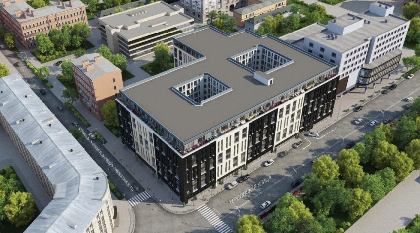 Началось строительство апарт-отеля на углу Александра Невского и Херсонской - «Свежие новости строительства»