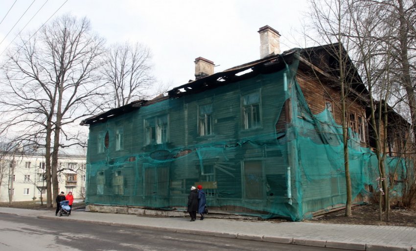 В Пушкине в бетоне воссоздали деревянный дом Монигетти на Церковной - «Свежие новости строительства»