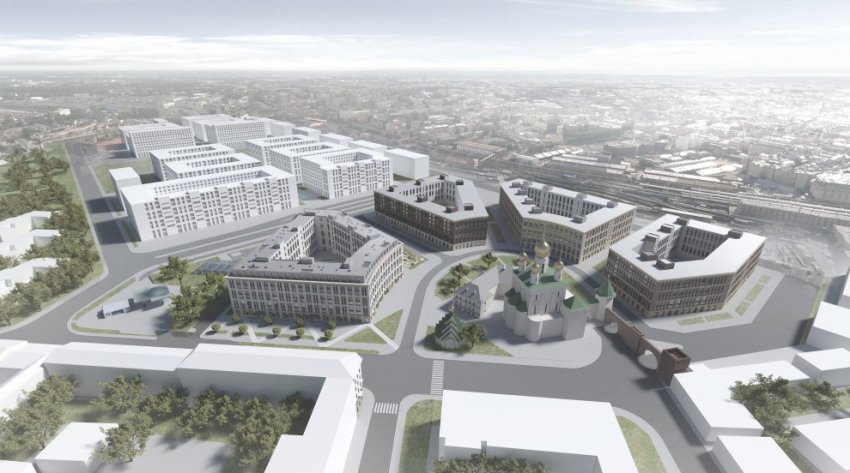 Площадь возле собора на Миргородской завершит новый жилой дом - «Свежие новости строительства»