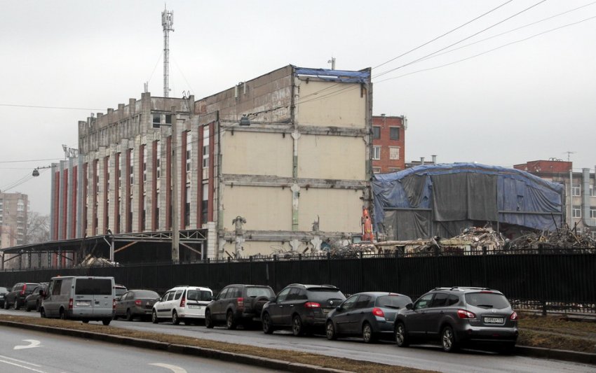 После реконструкции от склада на Магнитогорской остался фрагмент - «Свежие новости строительства»