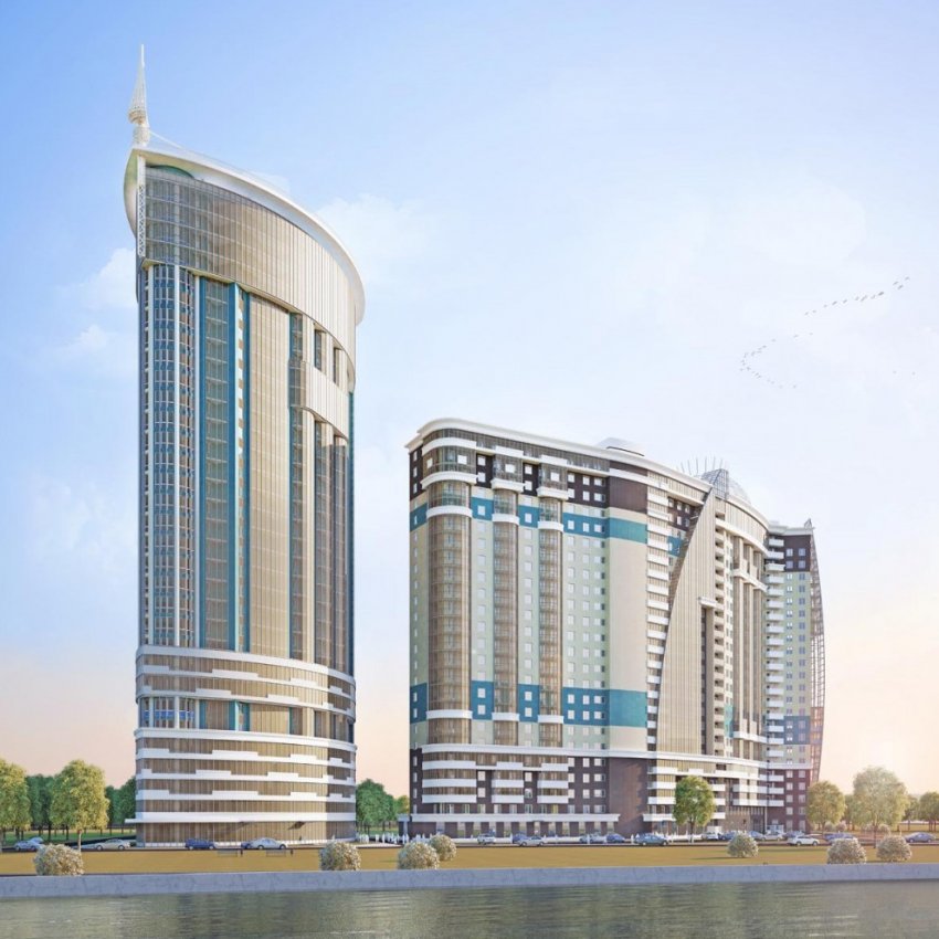 Представлен новый проект жилых высоток «Петр и Екатерина» в Усть-Славянке - «Свежие новости строительства»