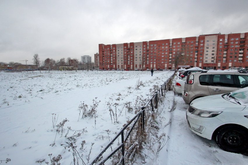 Часть сквера на проспекте Ветеранов отдали под спорткомплекс - «Свежие новости строительства»
