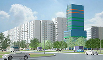 ЛенспецСМУ переработало проект своей штаб-квартиры на Богатырском - «Свежие новости строительства»