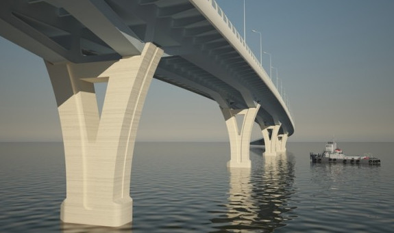 Самый длинный в России пешеходный мост у Яхтенной будет открытым - «Свежие новости строительства»