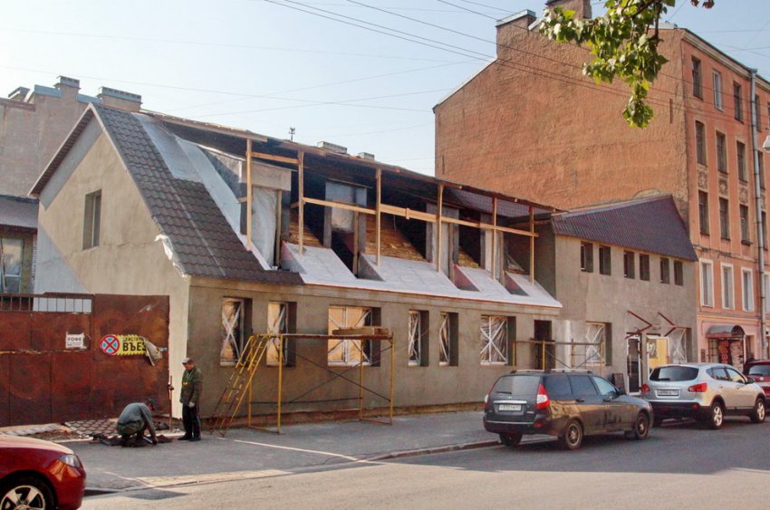 В Транспортном переулке переделывают здание середины XX века - «Свежие новости строительства»