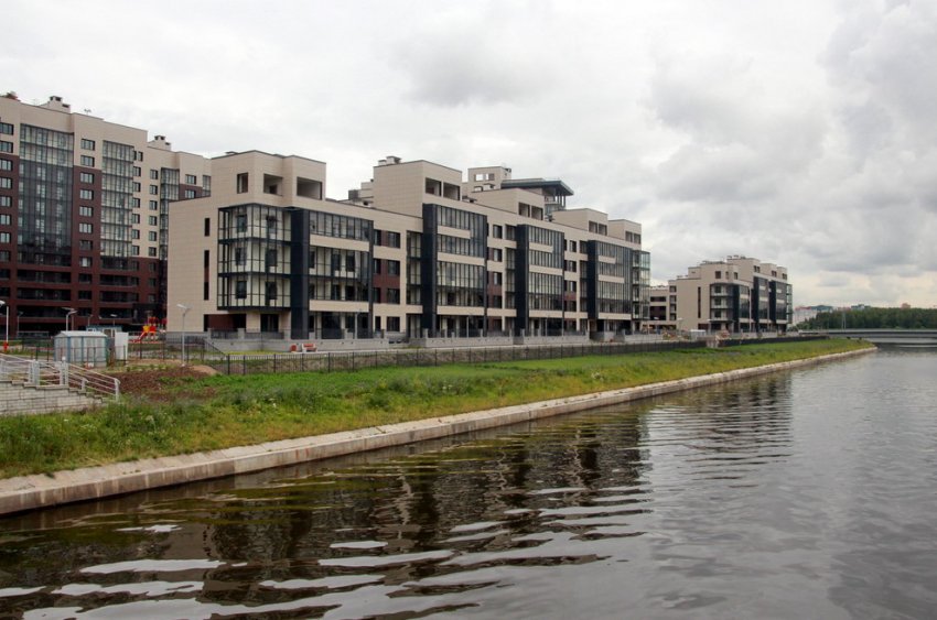 На северном берегу Матисова канала достроили жилой квартал - «Свежие новости строительства»