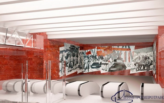 Опубликованы иллюстрации вестибюля станции «Проспект Славы» - «Свежие новости строительства»