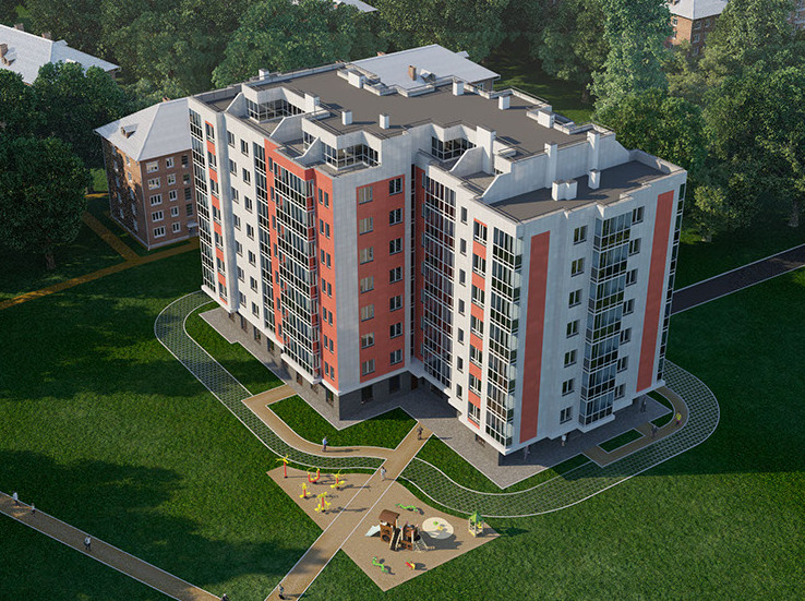 Застройщик показал проект будущего жилого дома во дворах на Среднеохтинском - «Свежие новости строительства»