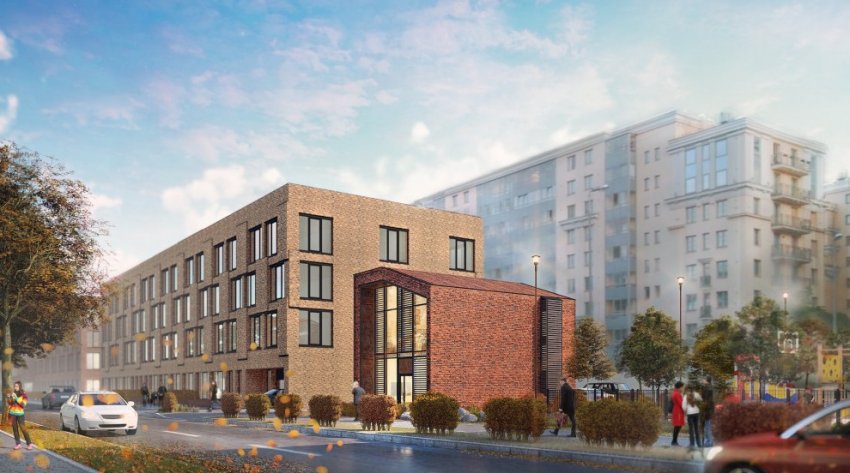 На 25-й линии Васильевского острове строят маленький домик - «Свежие новости строительства»