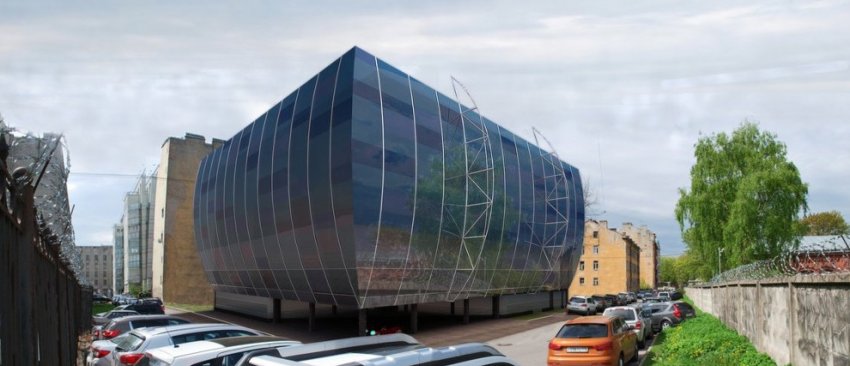 Паркинг в Таврическом переулке дополнят краснокирпичным фасадом - «Свежие новости строительства»