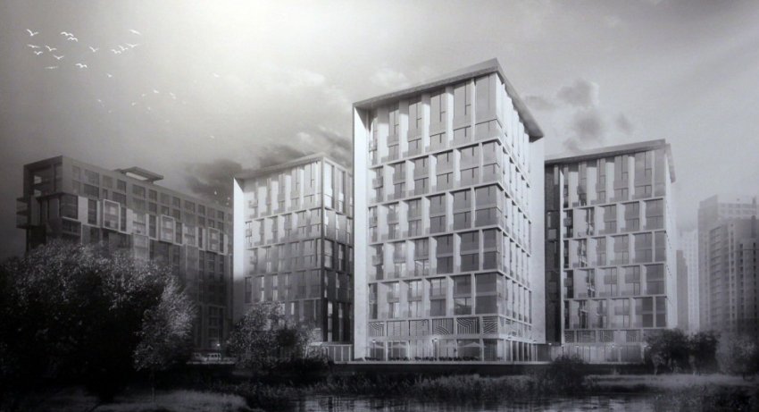 У пруда в Пулковском парке построят 12-этажную жилую «гостиницу» - «Свежие новости строительства»