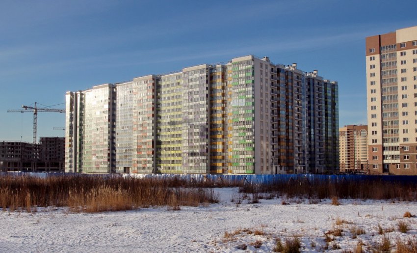 Сдан первый жилой дом на бывшем золоотвале вдоль улицы Коллонтай - «Свежие новости строительства»