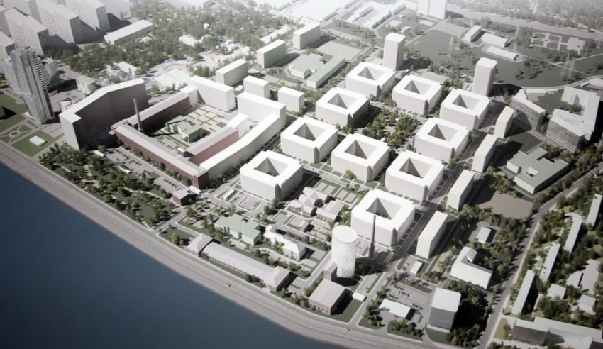 Квадратные дома будут строить за старинными фабриками на Октябрьской - «Свежие новости строительства»