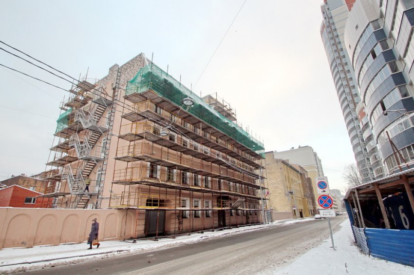 Водоканал надстраивает старинный дом на Смоленской улице - «Свежие новости строительства»