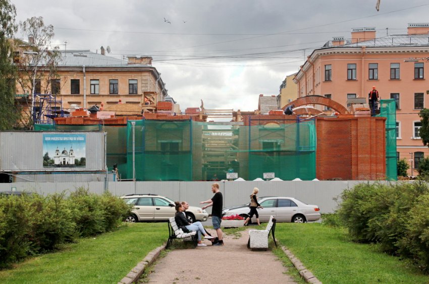 За год воссоздать Рождественскую церковь на 6-й Советской не удалось - «Свежие новости строительства»