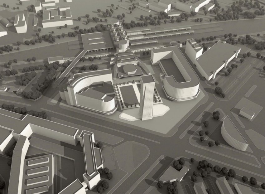 На месте общежитий у Ладожского вокзала построят бизнес-центр в виде буквы J - «Свежие новости строительства»