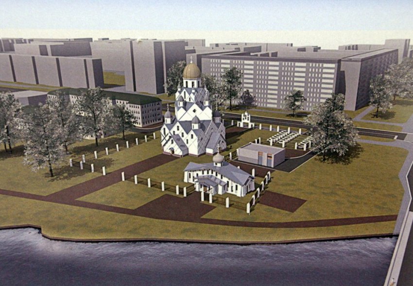 Рядом с церковью на Ижорском пруду в Колпине построят собор - «Свежие новости строительства»