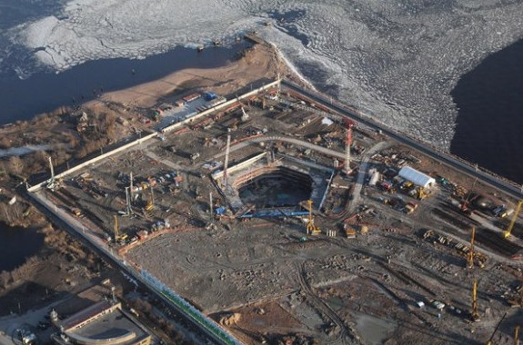 Готов котлован для строительства небоскреба «Лахта-центра» - «Свежие новости строительства»