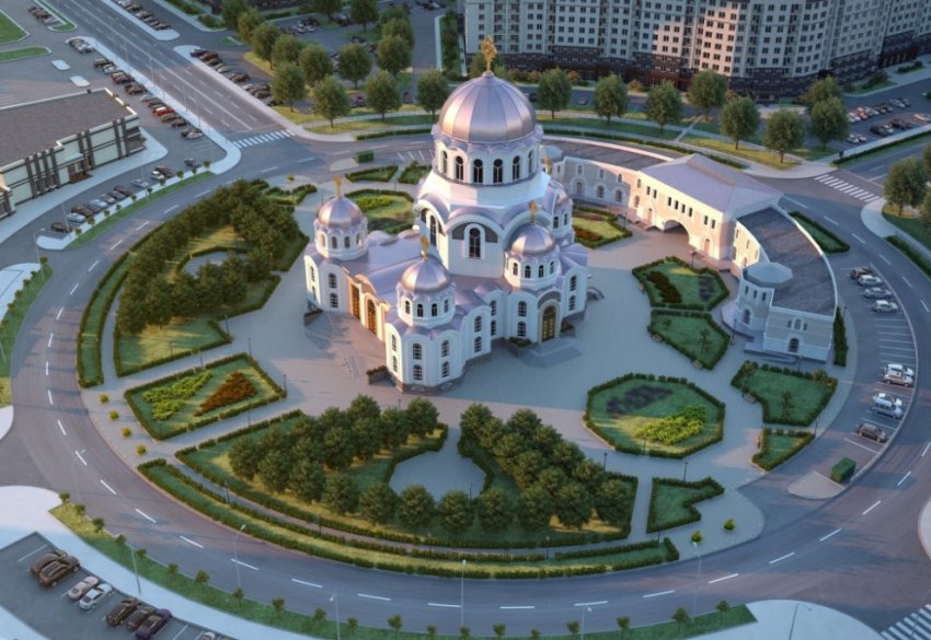 На круглой площади в Славянке построят храм Богоматери - «Свежие новости строительства»