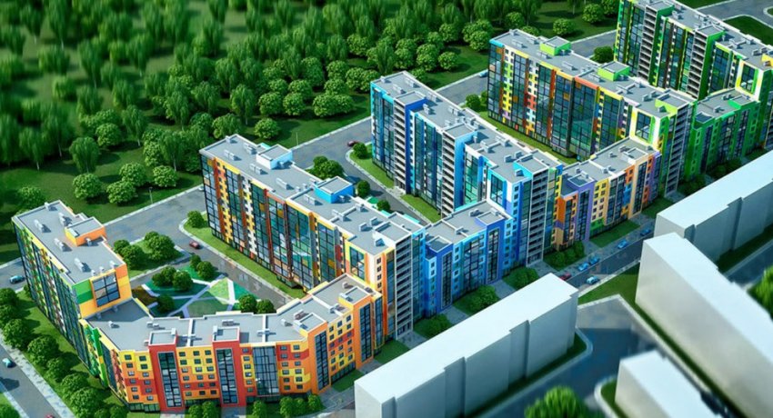 В Ленсоветовском хотят построить жилой дом в радужной расцветке - «Свежие новости строительства»