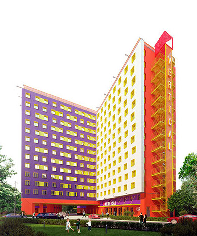 Апарт-отель во дворах на Большом Сампсониевском будет разноцветным - «Свежие новости строительства»
