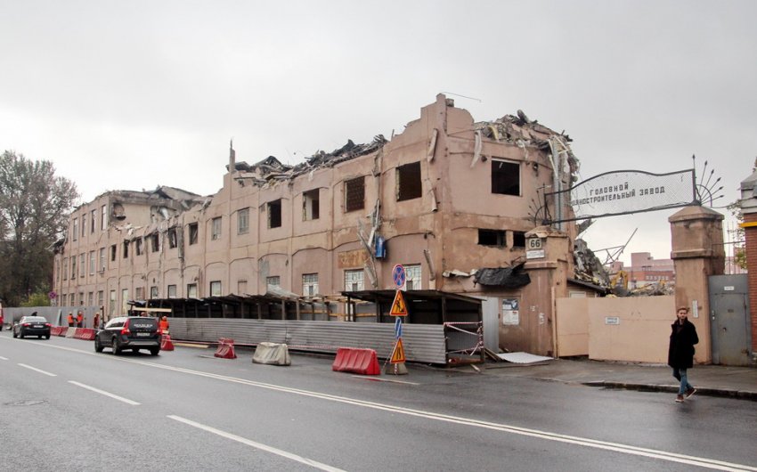 За ночь обрушившийся дом на Большом Сампсониевском подразобрали - «Свежие новости строительства»