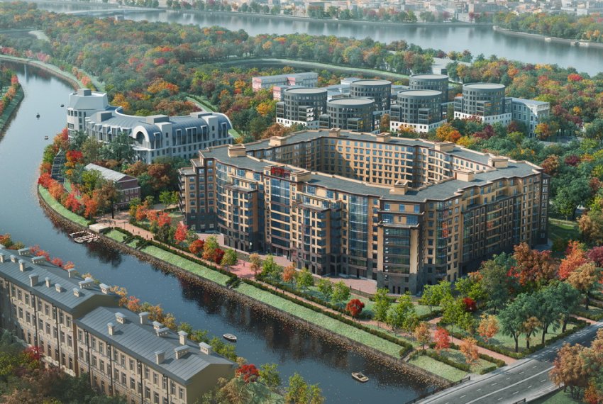 Обнародован проект жилого комплекса на берегу Ждановки - «Свежие новости строительства»