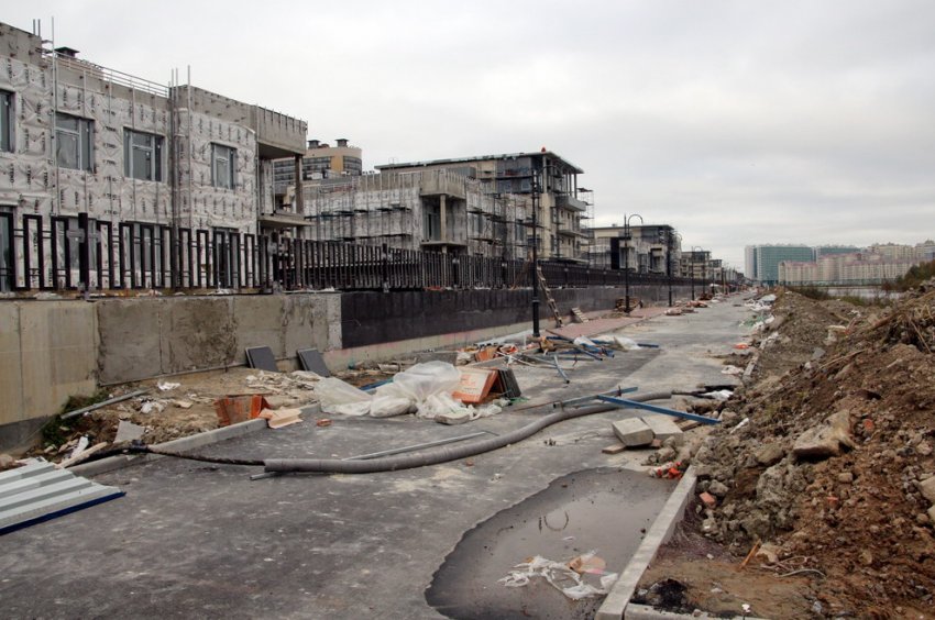 На берегу Дудергофского канала достроили четыре двухэтажных жилых дома - «Свежие новости строительства»