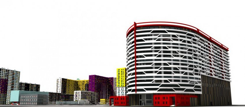 В жилую высотку на намыве встроят восьмиэтажный паркинг - «Свежие новости строительства»