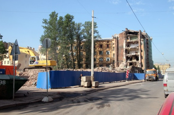 На Сытнинской улице завершается снос старинных домов - «Свежие новости строительства»