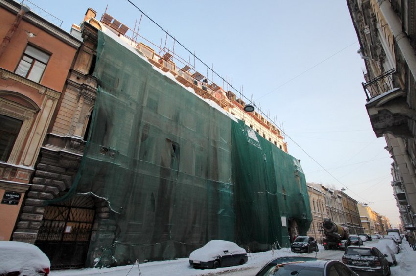 Дома-памятники на Галерной улице надстраивают новыми этажами - «Свежие новости строительства»