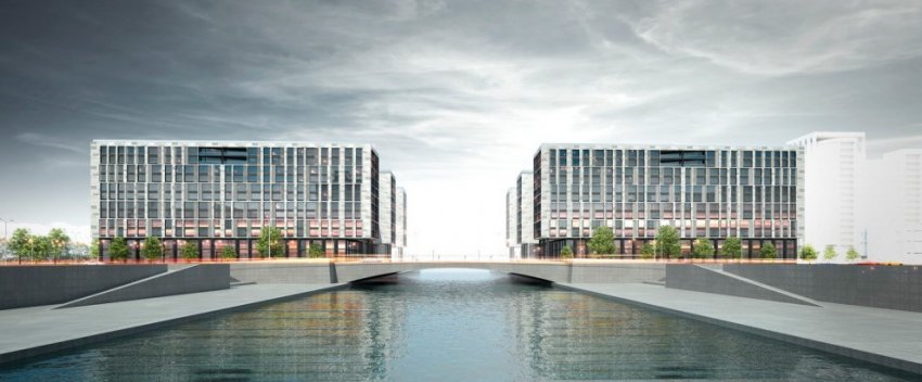 Скверы у моста Кораблестроителей на Смоленке застроят 12-этажками - «Свежие новости строительства»