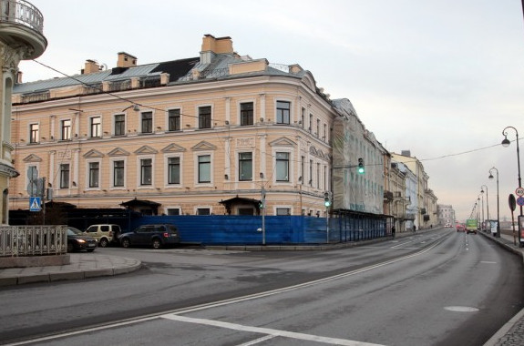 С особняка Кушелева-Безбородко на набережной Кутузова снимают леса - «Свежие новости строительства»