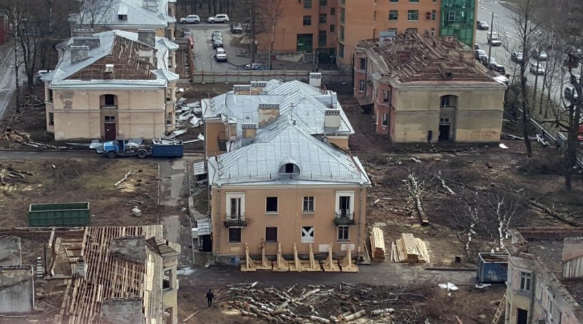 На проспекте Тореза начался снос двухэтажных «сталинок» - «Свежие новости строительства»