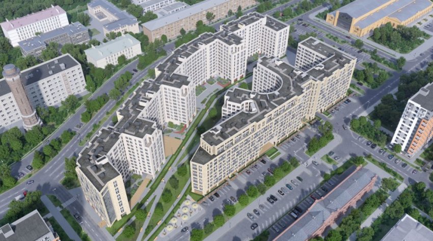 ЛенспецСМУ показало проект жилых домов за Варшавским вокзалом - «Свежие новости строительства»