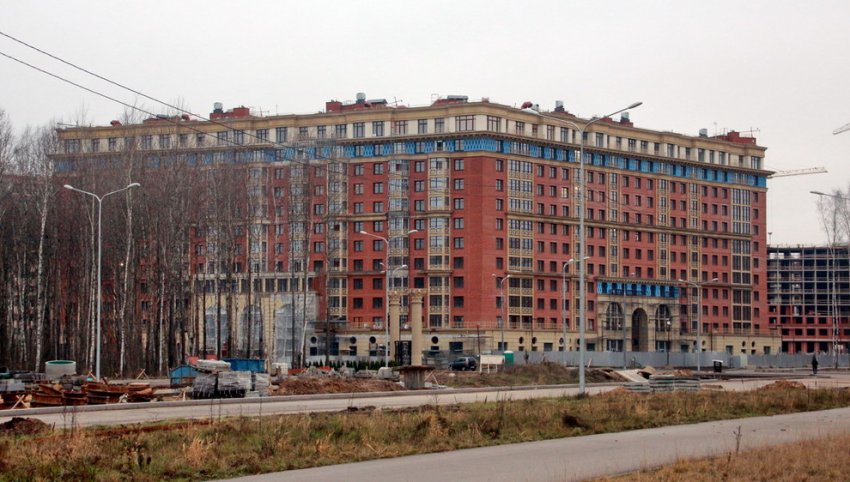 На Плесецкой улице построили первый жилой дом-пентагон - «Свежие новости строительства»