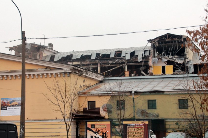 Начался снос главного здания Петмола на Обводном канале - «Свежие новости строительства»