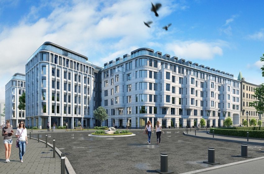«Интерколумниум» представил новый проект жилого дома на Троицкой площади - «Свежие новости строительства»