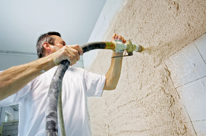 Механическое оштукатуривание: экономно, качественно и в семь раз быстрее - «Технологии строительства»