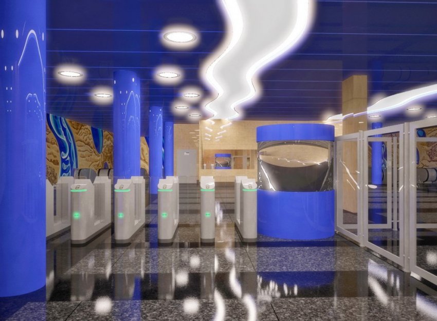 Опубликованы новые иллюстрации станции метро «Дунайская» - «Свежие новости строительства»