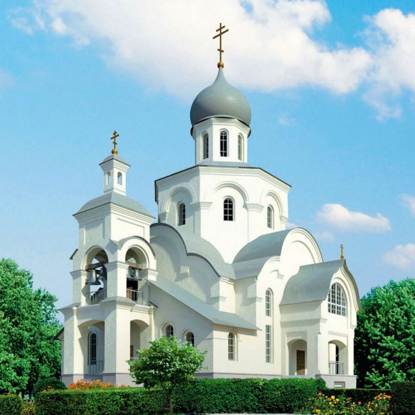 Сквер на улице Софьи Ковалевской застраивают Тихвинской церковью - «Свежие новости строительства»