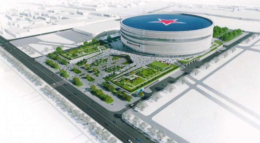 Представлен чуть переделанный проект ледового дворца на проспекте Гагарина - «Свежие новости строительства»