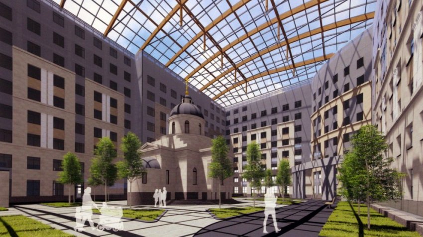 Во дворе многопрофильной клиники ВМА на Боткинской хотят построить церковь - «Свежие новости строительства»