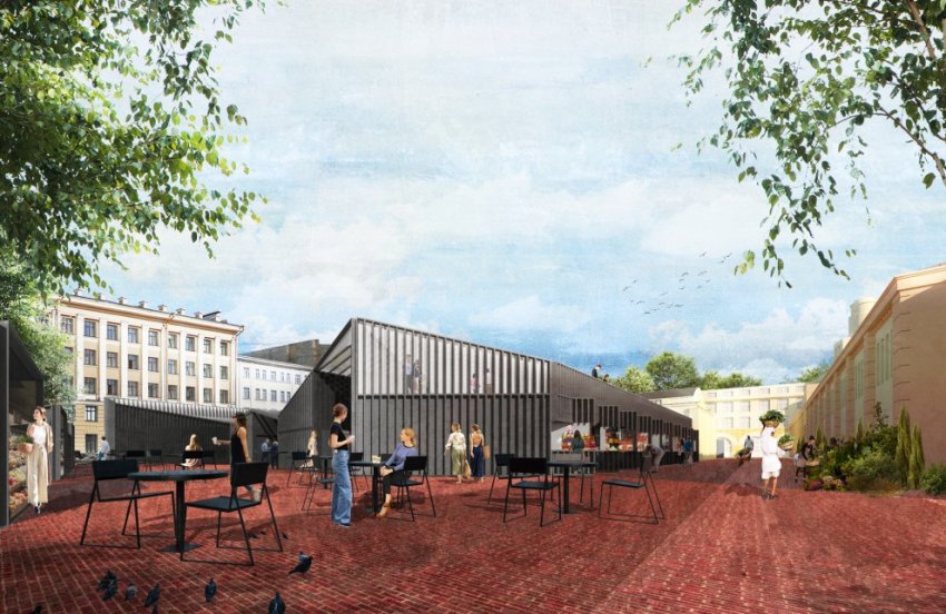 Сытный рынок на Сытнинской площади реконструируют - «Свежие новости строительства»