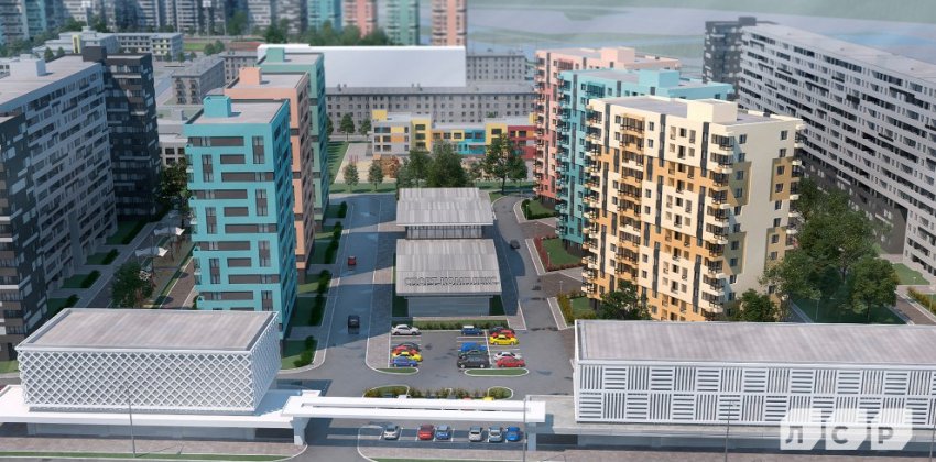 ЛСР показала облик жилых домов на Пискаревском в Ручьях - «Свежие новости строительства»