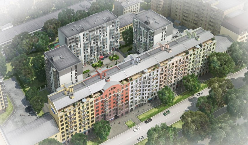 Представлены иллюстрации жилого комплекса на 18-й линии - «Свежие новости строительства»