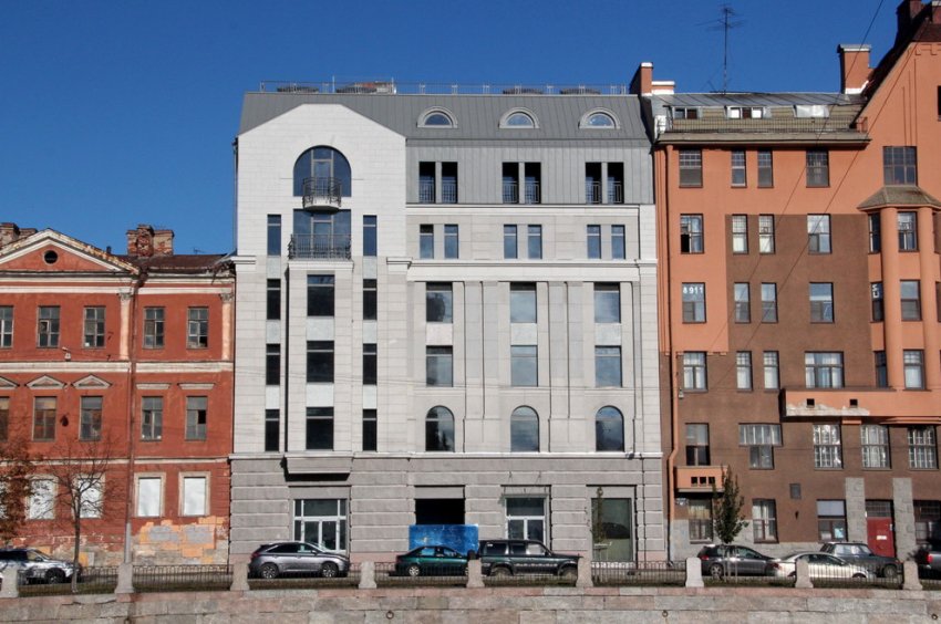 Строительство офисного здания у дома Бубыря на Фонтанке завершилось - «Свежие новости строительства»