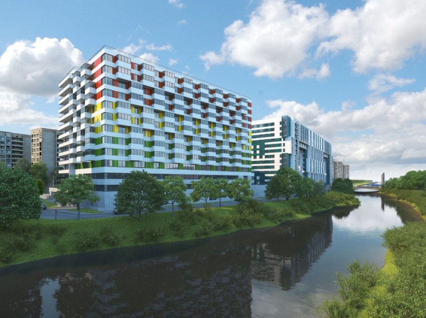 На берегу Смоленки у «Приморской» построят «муравейник» под лего - «Свежие новости строительства»