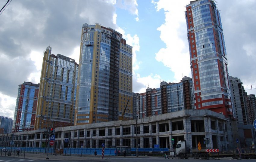 Торговый центр на проспекте Просвещения с парком на крыше построят к концу 2017-го - «Свежие новости строительства»